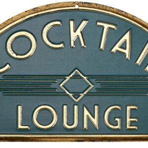 Vintage Style Cocktail Lounge Sign NEW